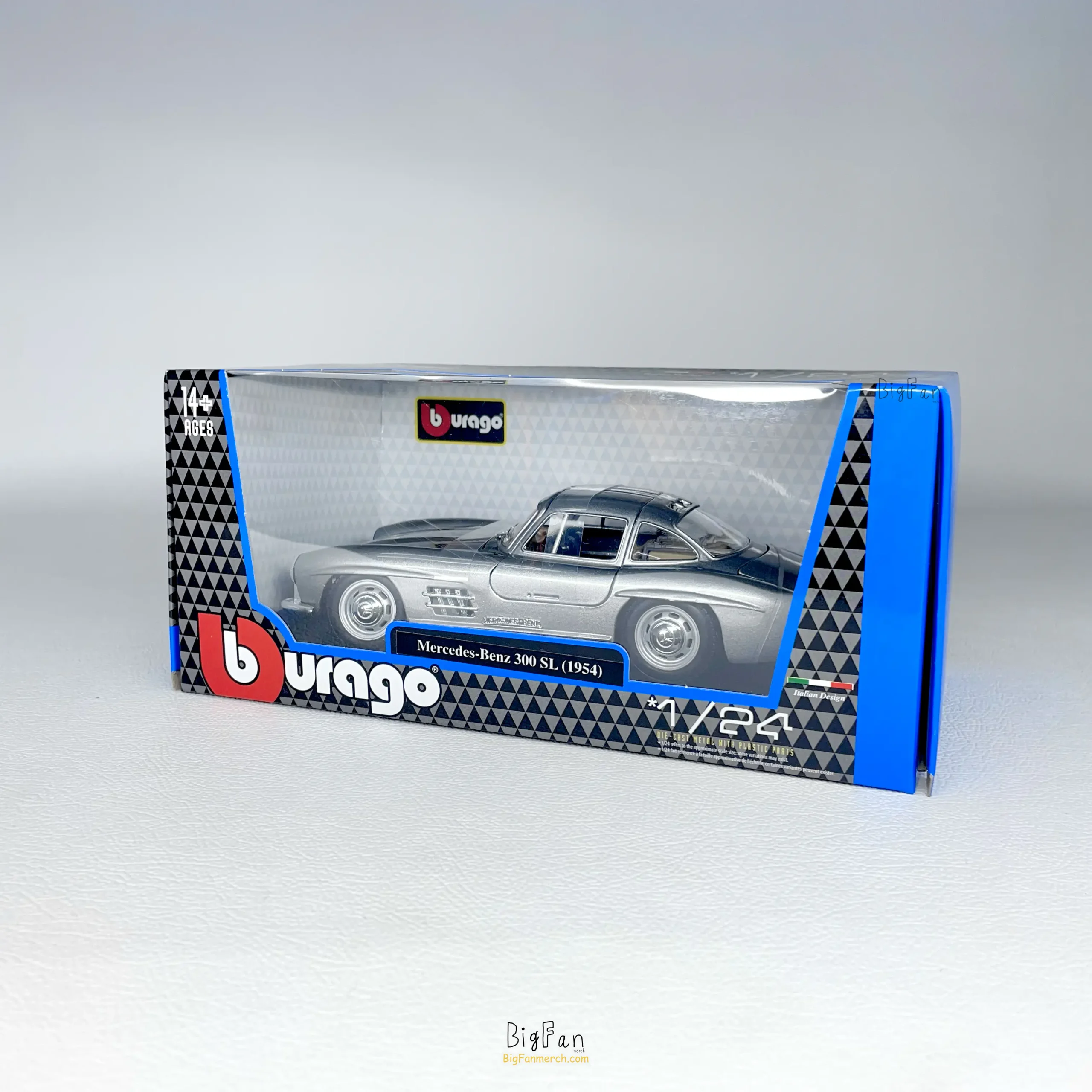 Bburago Mercedes-Benz 300 SL 1954 1:24 scale Diecast Model (Silver)