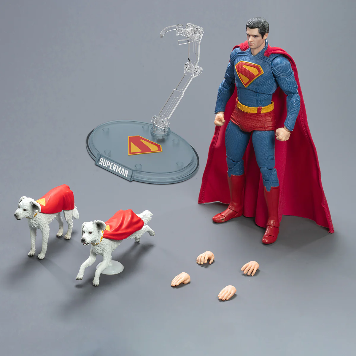 Superman and Krypto Deluxe Action Figure (Superman 2025) 1