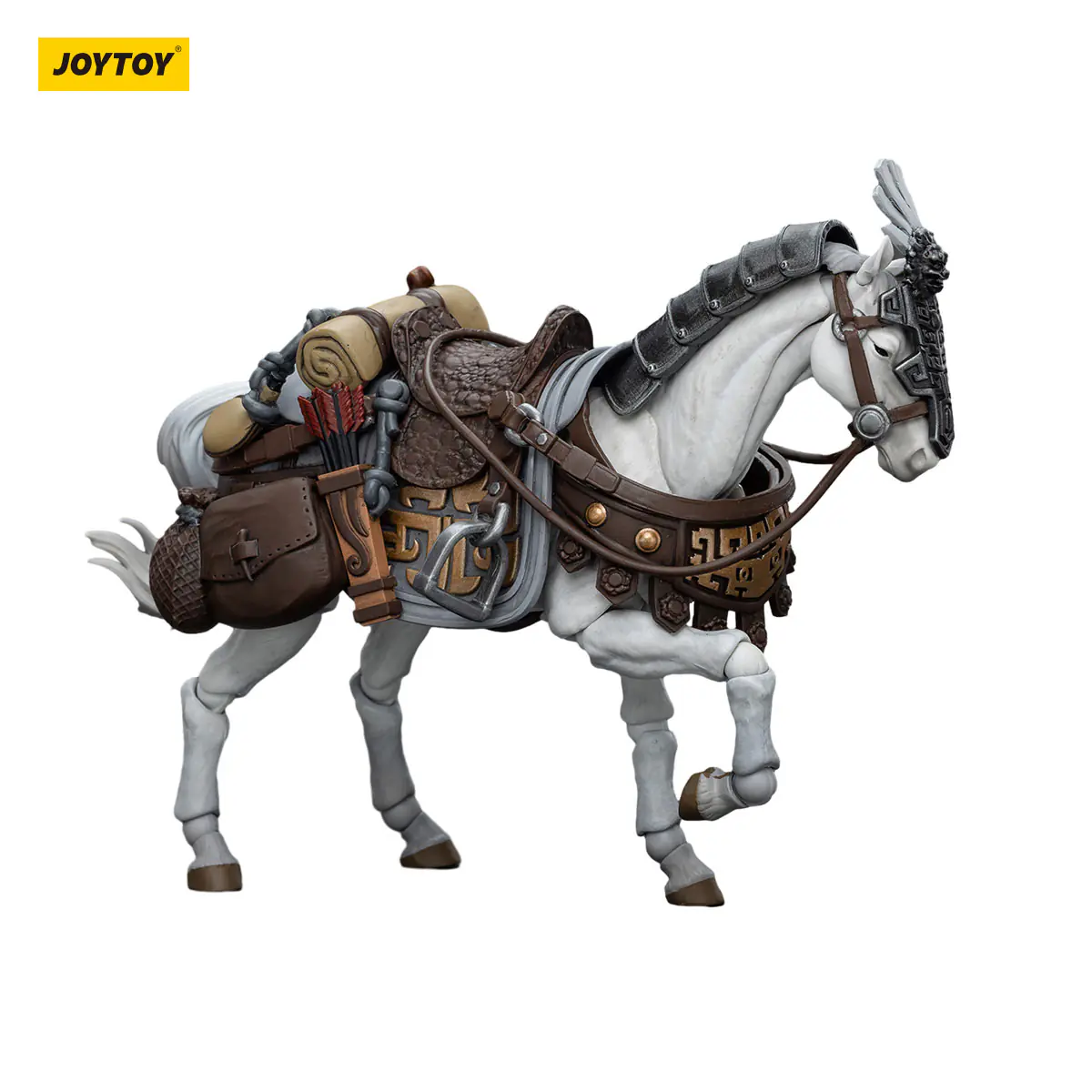 Snowfield Archery Cavalry White Feather Armored Horse Action