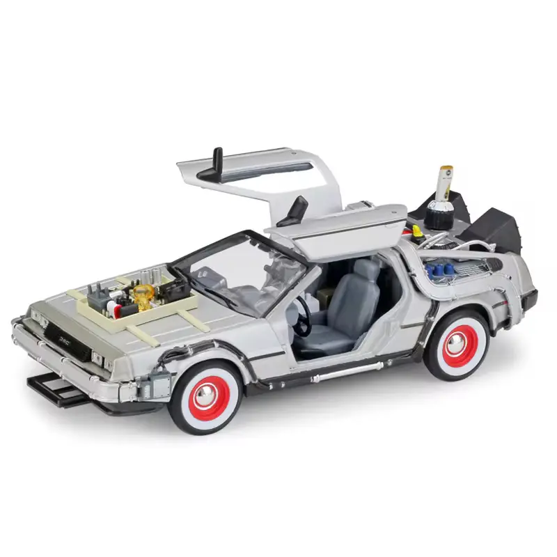 Welly DeLorean Time Machine Back To The Future 3 Diecast 1