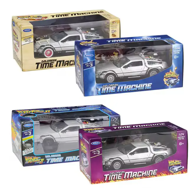未開封 1/24 WELLY DeLorean Time Machine Welly 1:24 DeLorean Time Machine Back to the Future III