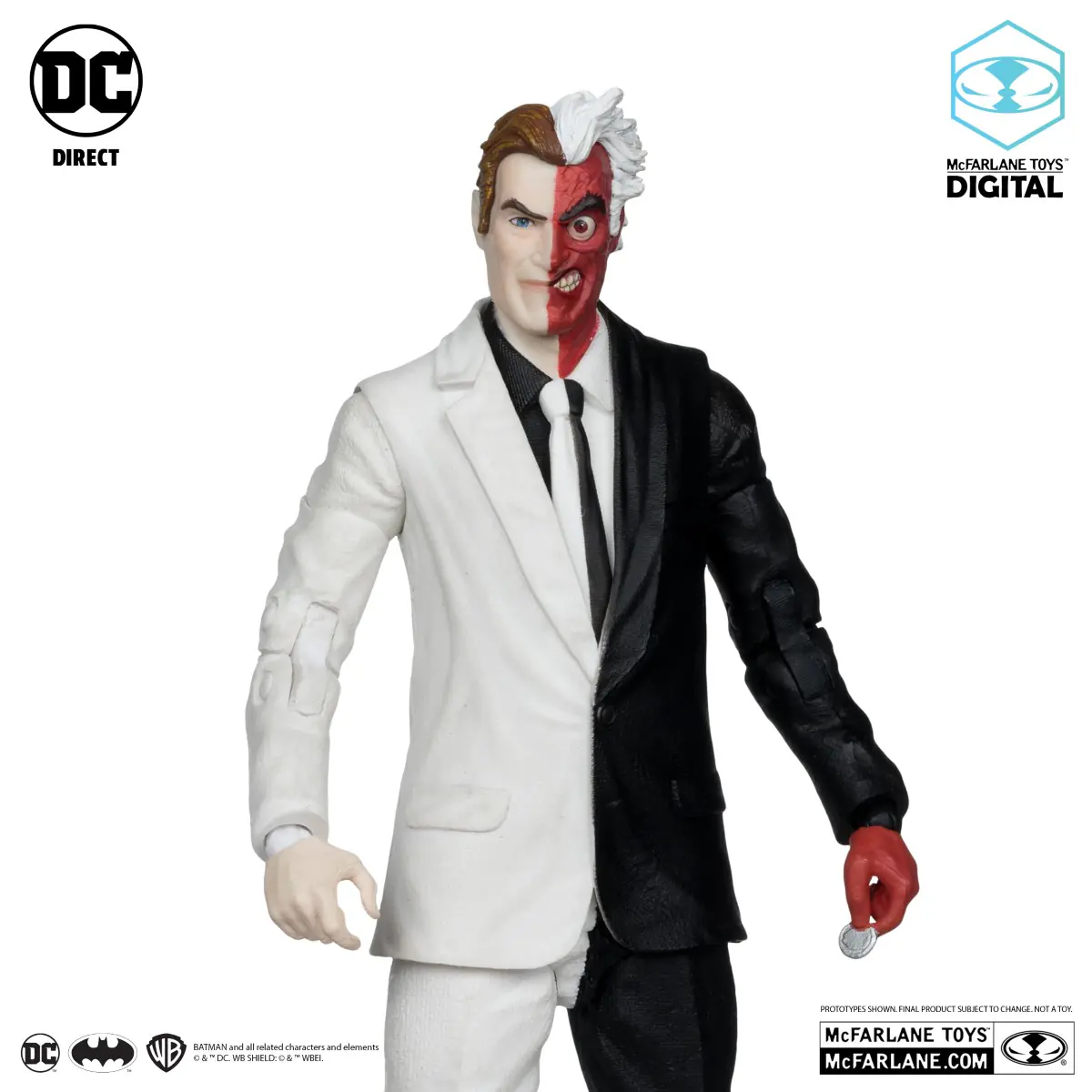 [ジャンク]ロード・オブ・スカルズ+デファイラー×2 Two-Face The Silver Age Action Figure (PLATINUM EDITION) with