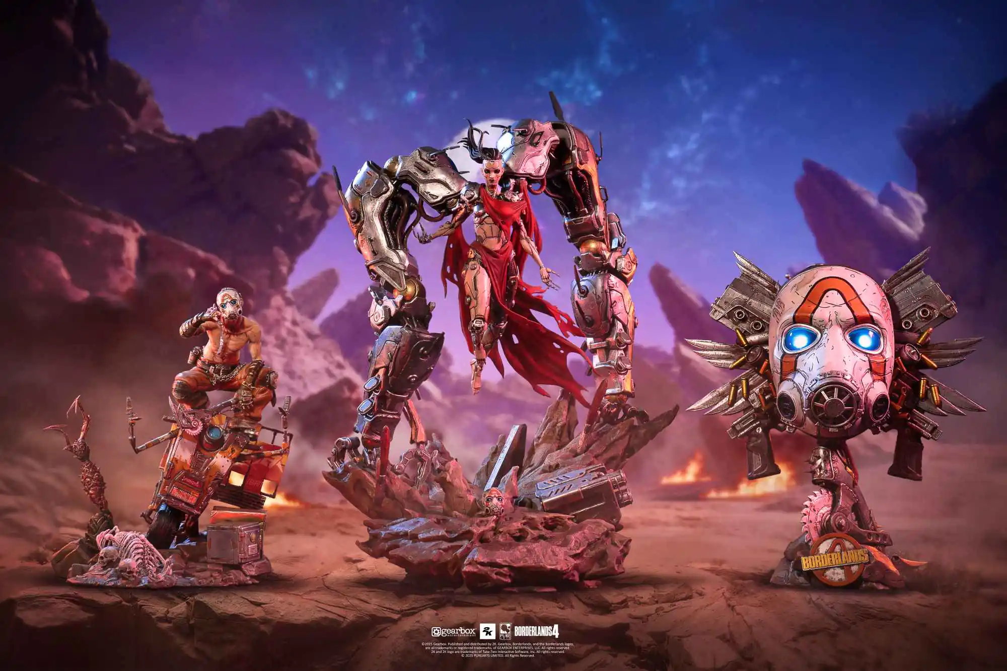 PureArts Borderlands 4 Callis The Ripper Queen 1-6 Scale Statue BigFan Merch