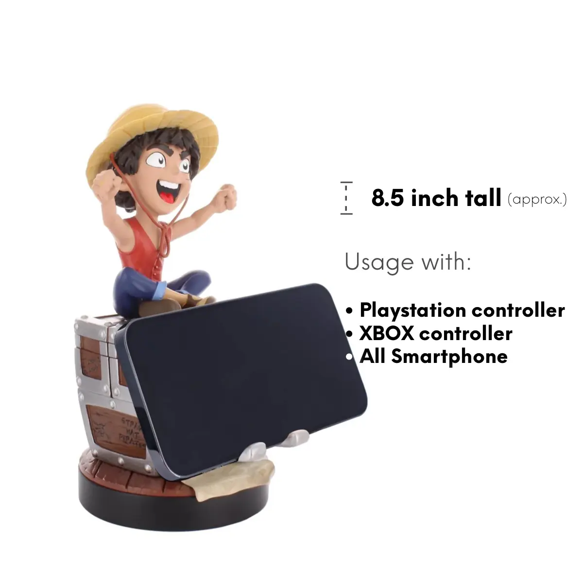 One Piece Luffy Bounty Edition Cable Guys REST Controller Holder and Phone Stand by EXG Pro BigFan Merch