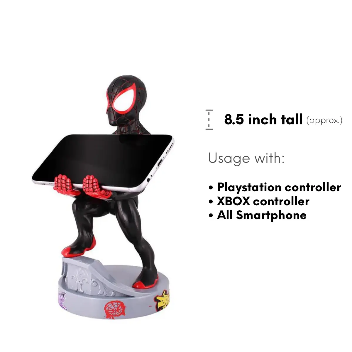Miles Morales Spider-Man Cable Guys Controller Holder and Phone Stand by EXG Pro BigFan Merch