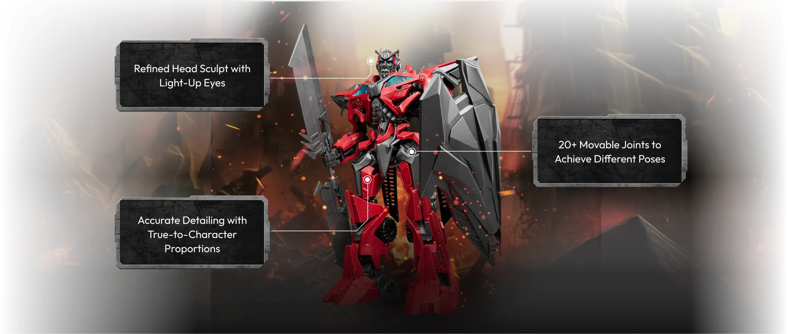 Blokees Sentinel Prime Transformers Classic Class 24 model kit-Transformers Dark Of The Moon-BigFan Merch