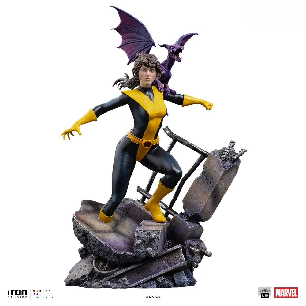 Kitty Pryde and Lockheed Statue X-Men – Art Scale 1/10 by Iron Studios